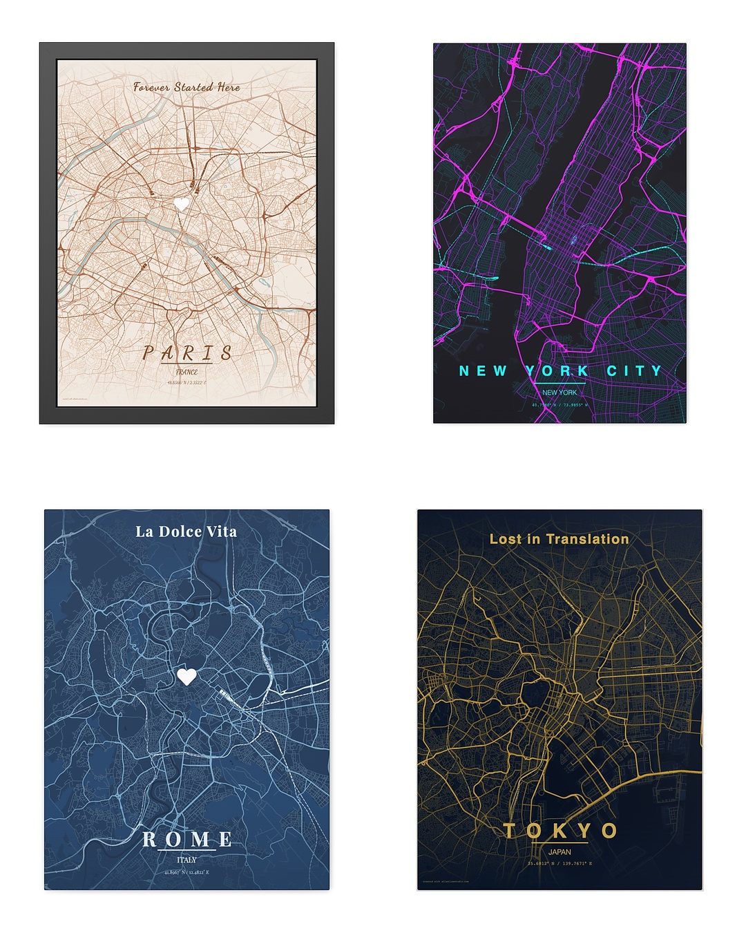 Atlas Line Studio — Design Your Own Map Poster